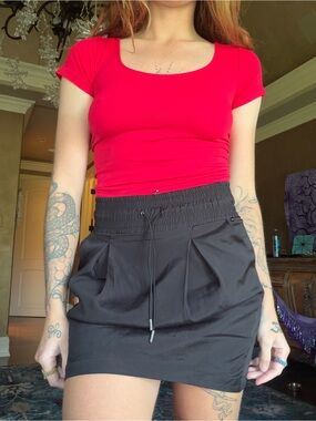 Black High-Waisted Skirt